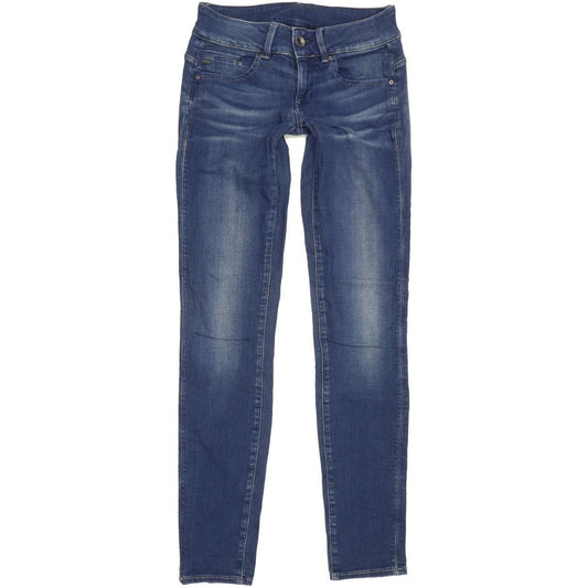 G-Star Midge Cody Women Blue Skinny Slim Stretch Jeans W25 L31