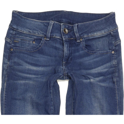 G-Star Midge Cody Women Blue Skinny Slim Stretch Jeans W25 L31