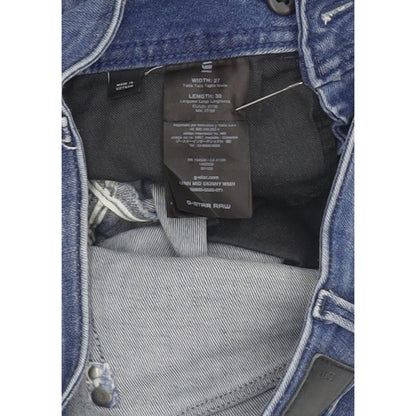 G-Star Lynn Mid Women Blue Skinny Slim Stretch Jeans W27 L30