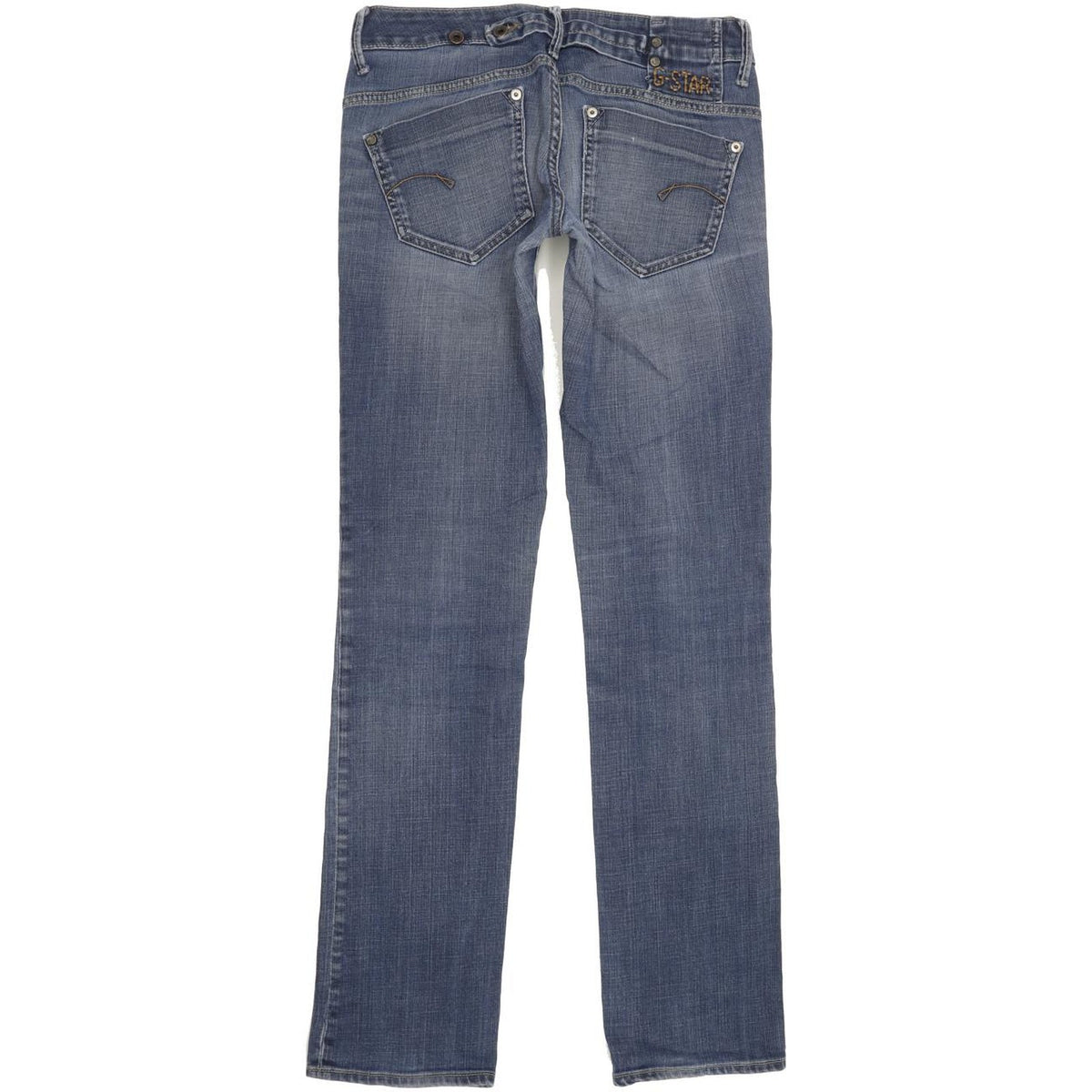 G-Star Midge Women Blue Straight Slim Stretch Jeans W28 L33