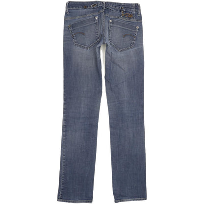 G-Star Midge Women Blue Straight Slim Stretch Jeans W28 L33