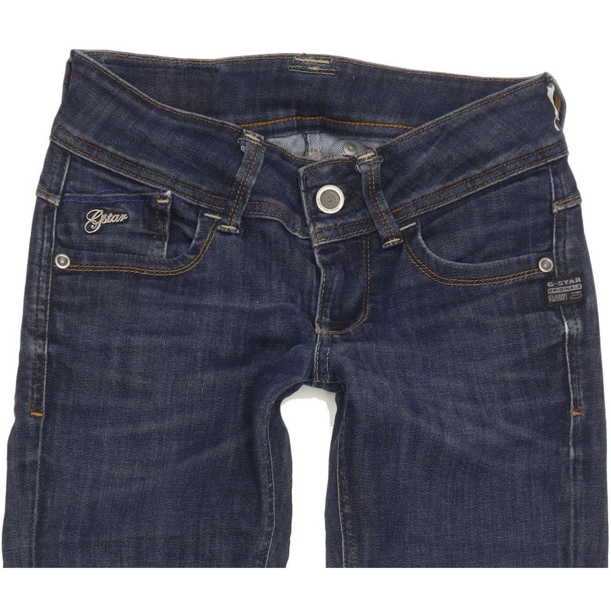G-Star Lynn Women Blue Skinny Slim Stretch Jeans W25 L32