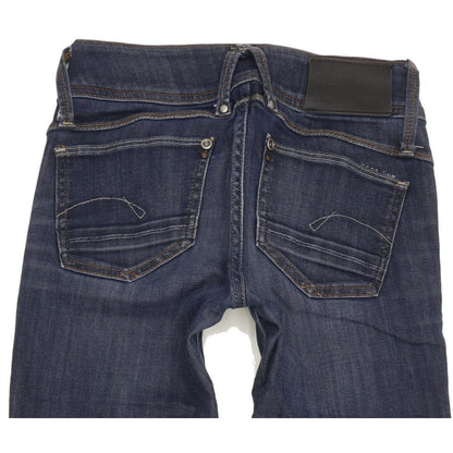 G-Star Lynn Women Blue Skinny Slim Stretch Jeans W25 L32