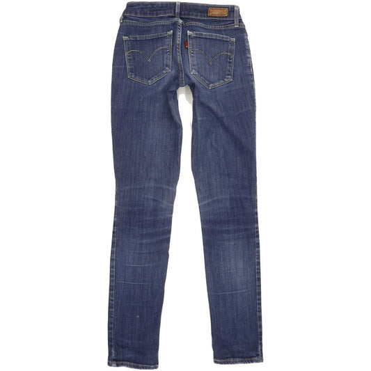 Levi's Bold Curve Women Blue Skinny Slim Stretch Jeans W27 L31