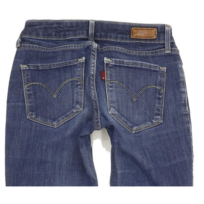 Levi's Bold Curve Women Blue Skinny Slim Stretch Jeans W27 L31