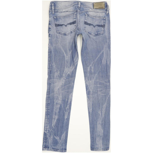 Diesel Matic 008N4 Women Blue Tapered Slim Stretch Jeans W29 L31