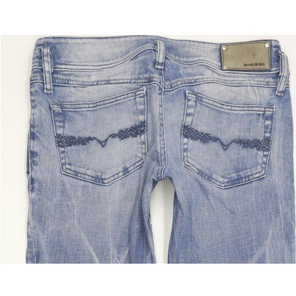 Diesel Matic 008N4 Women Blue Tapered Slim Stretch Jeans W29 L31