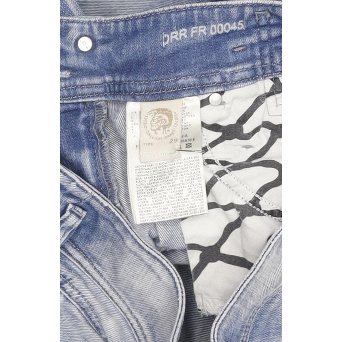 Diesel Matic 008N4 Women Blue Tapered Slim Stretch Jeans W29 L31