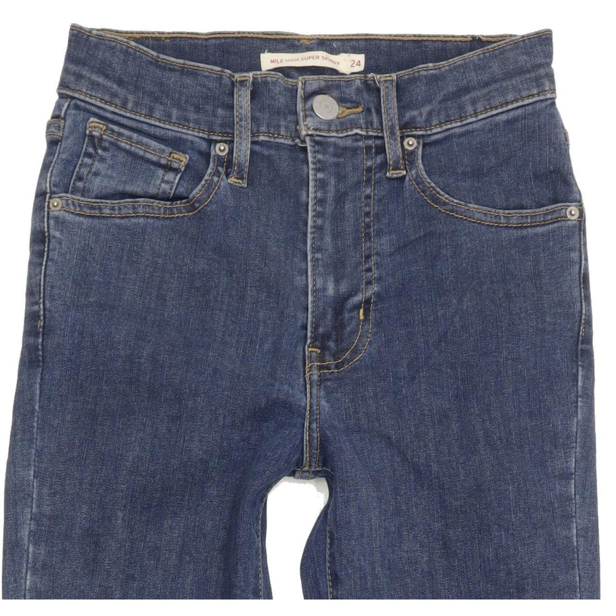 Levi's Mile Women Blue Skinny Slim Stretch Jeans W24 L31