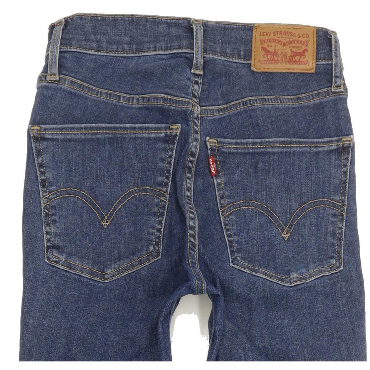 Levi's Mile Women Blue Skinny Slim Stretch Jeans W24 L31