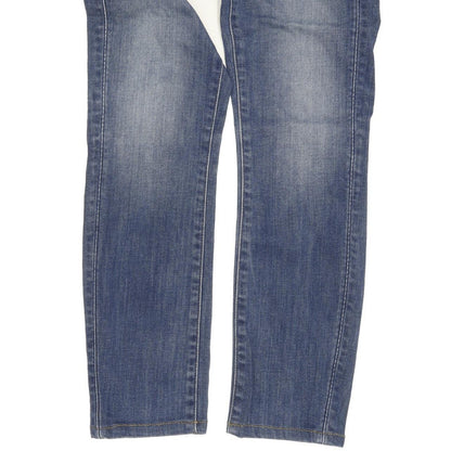 G-Star Lynn Mid Women Blue Skinny Slim Stretch Jeans W26 L28