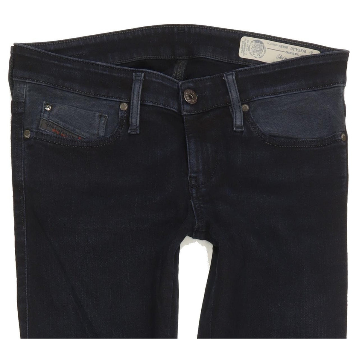 Diesel Skinzee-Low 0843V Women Navy Skinny Slim Stretch Jeans W27 L30