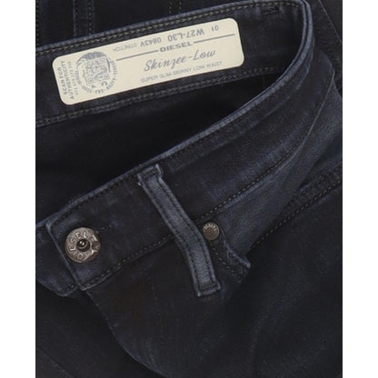 Diesel Skinzee-Low 0843V Women Navy Skinny Slim Stretch Jeans W27 L30