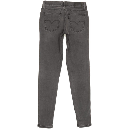 Levi's 710 Super Women Grey Skinny Slim Stretch Jeans W27 L29
