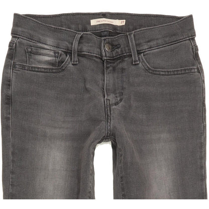 Levi's 710 Super Women Grey Skinny Slim Stretch Jeans W27 L29