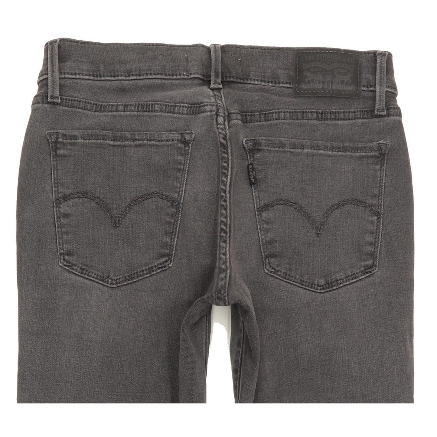 Levi's 710 Super Women Grey Skinny Slim Stretch Jeans W27 L29
