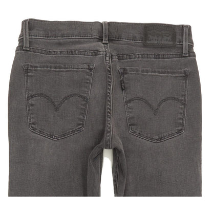 Levi's 710 Super Women Grey Skinny Slim Stretch Jeans W27 L29