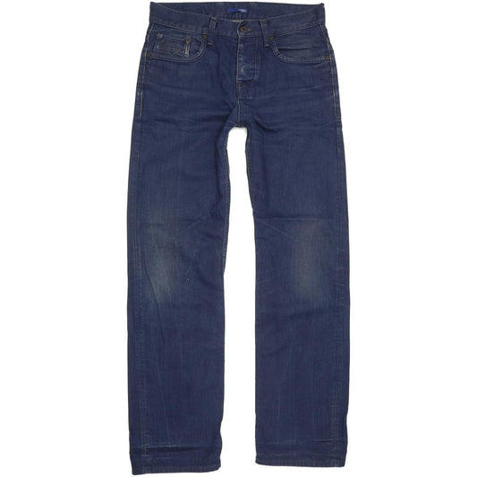 G-Star Men Blue Straight Regular Jeans W30 L30