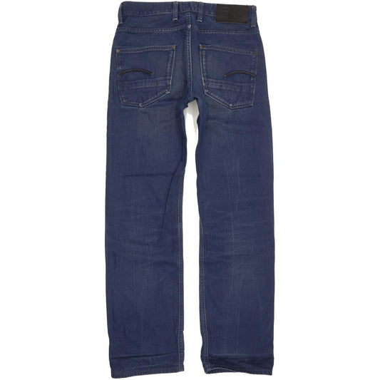G-Star Men Blue Straight Regular Jeans W30 L30