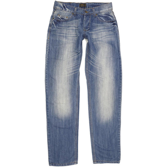 Lee Men Blue Straight Slim Jeans W31 L33