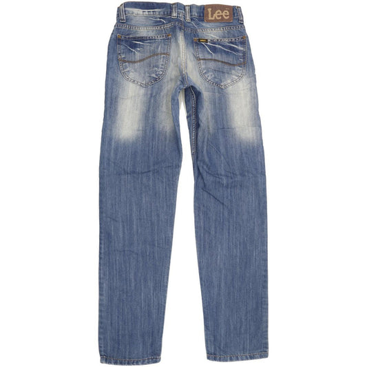 Lee Men Blue Straight Slim Jeans W31 L33