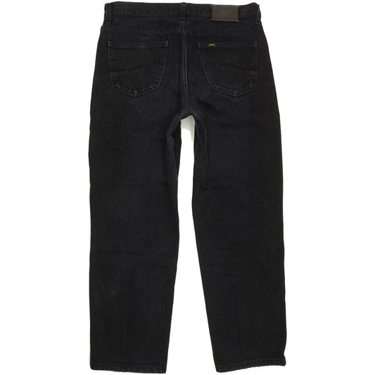 Lee Kansas Men Black Straight Regular Jeans W36 L29