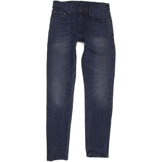 Levi's 512 Men Blue Tapered Slim Stretch Jeans W30 L30