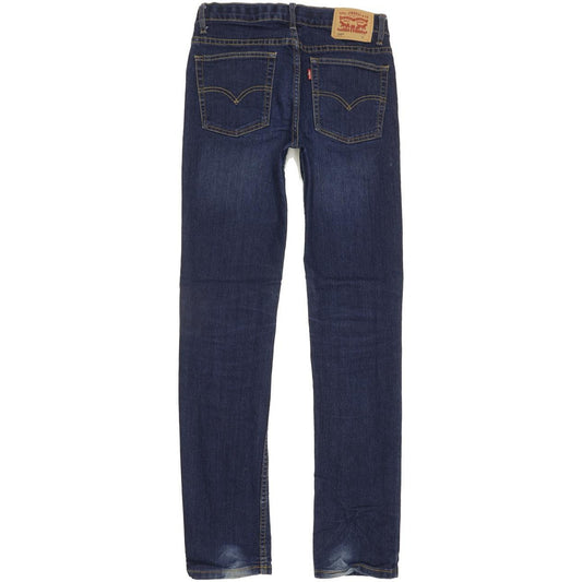 Levi's 510 Kids Blue Skinny Slim Stretch Jeans W26 L30