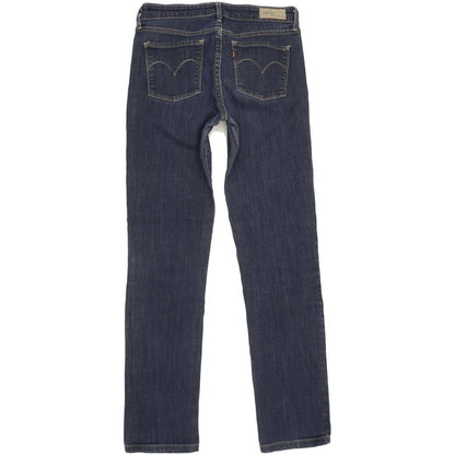 Levi's Slight Curve Women Blue Straight Classic Stretch Jeans W28 L31