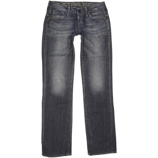 G-Star Corvet Women Blue Straight Slim Jeans W30 L32