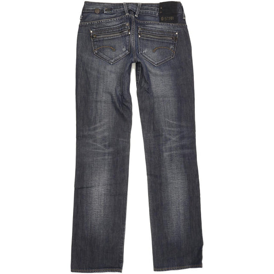 G-Star Corvet Women Blue Straight Slim Jeans W30 L32