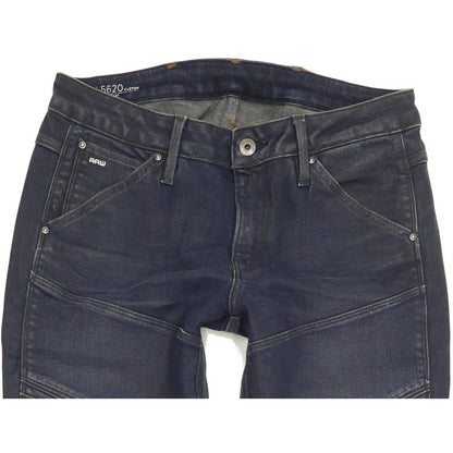 G-Star 5620 Custom Mid Women Blue Skinny Slim Stretch Jeans W29 L32