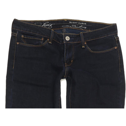 Levi's Slight Curve Women Navy Skinny Slim Stretch Jeans W28 L30