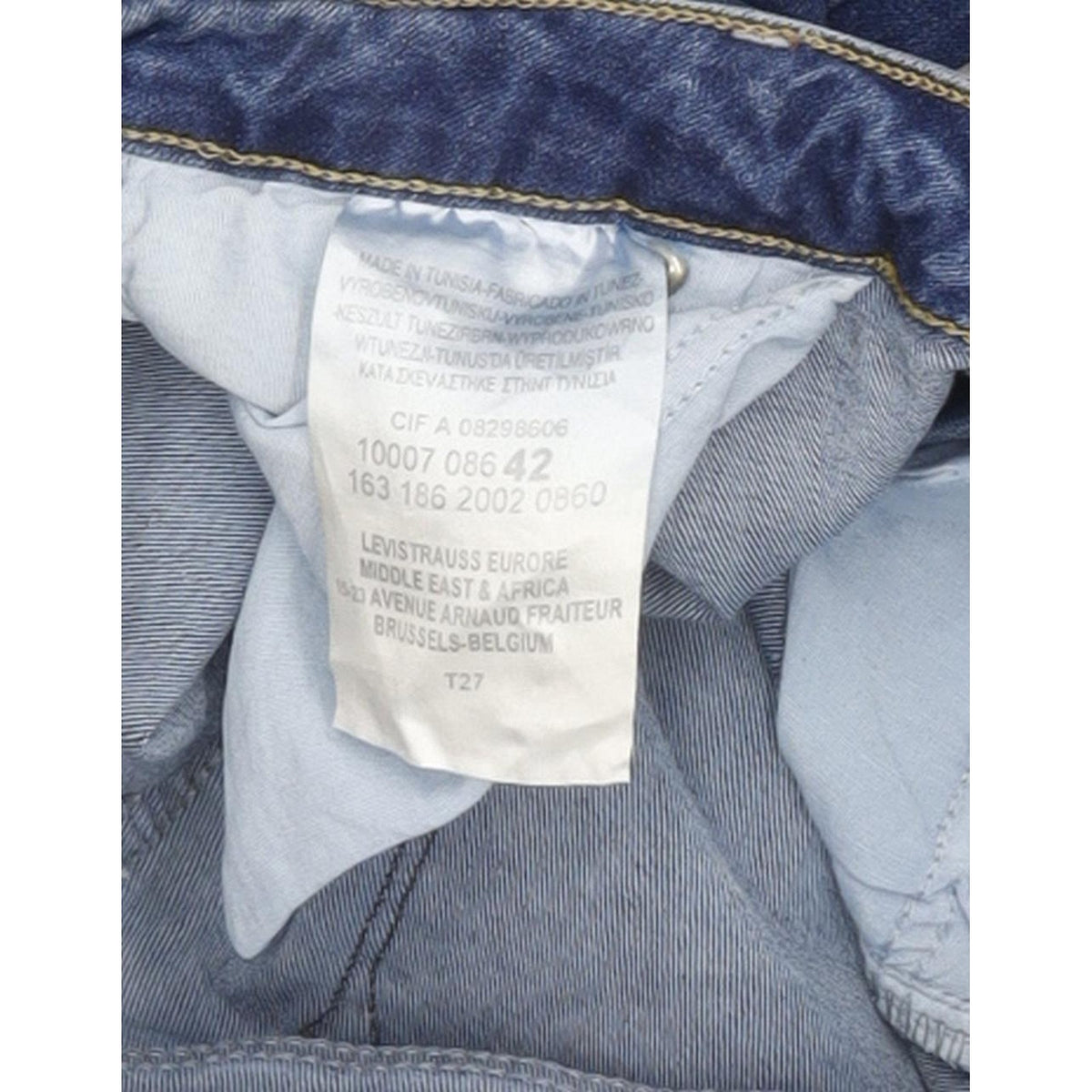 Levi's Blue Skinny Slim Jeans High Waisted W26 L30