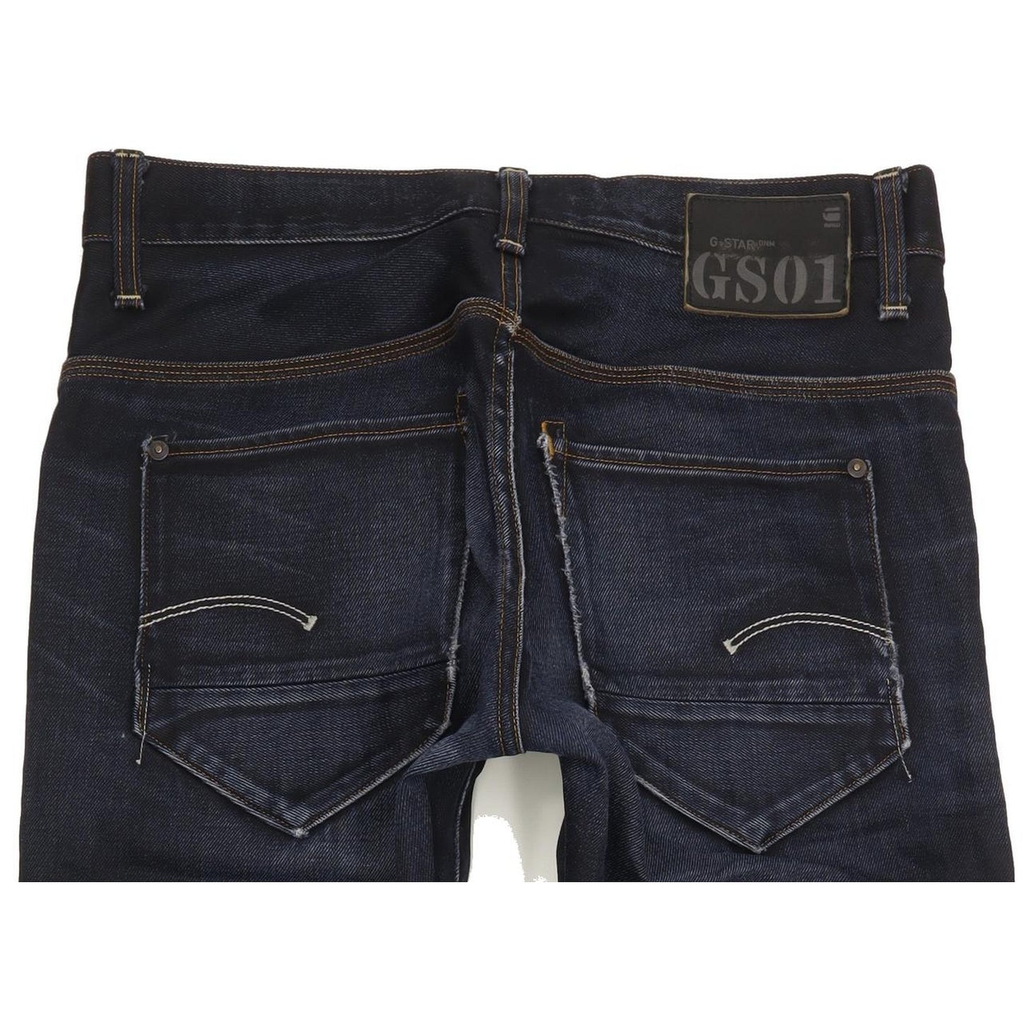 G-Star Men Navy Straight Slim Jeans W30 L30