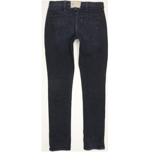 Levi's 402 Women Blue Straight Regular Stretch Jeans W29 L32