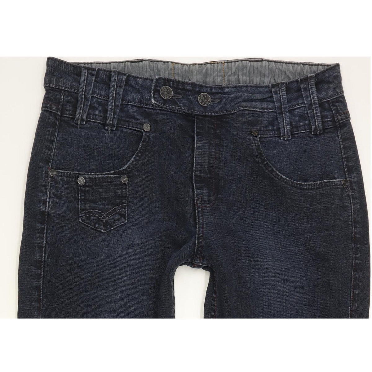 Levi's 402 Women Blue Straight Regular Stretch Jeans W29 L32