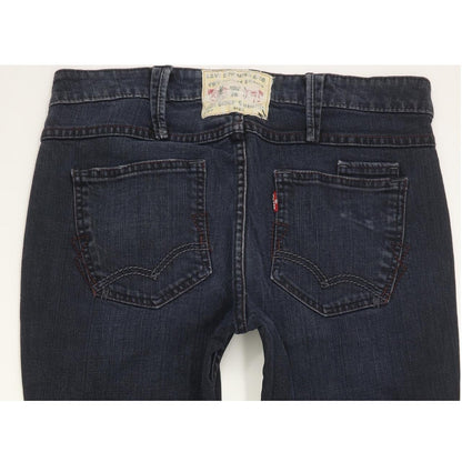 Levi's 402 Women Blue Straight Regular Stretch Jeans W29 L32