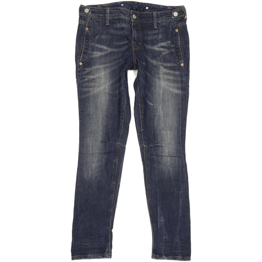 Levi's Women Blue Straight Slim Stretch Jeans W27 L29