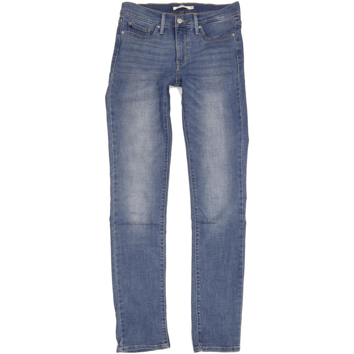 Levi's 312 Shaiping Women Blue Straight Slim Stretch Jeans W28 L34