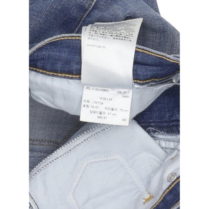 Levi's 312 Shaiping Women Blue Straight Slim Stretch Jeans W28 L34