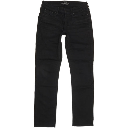 Levi's Slight Curve Women Black Straight Classic Stretch Jeans W29 L30