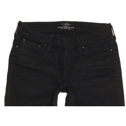 Levi's Slight Curve Women Black Straight Classic Stretch Jeans W29 L30