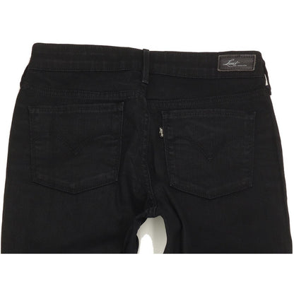 Levi's Slight Curve Women Black Straight Classic Stretch Jeans W29 L30