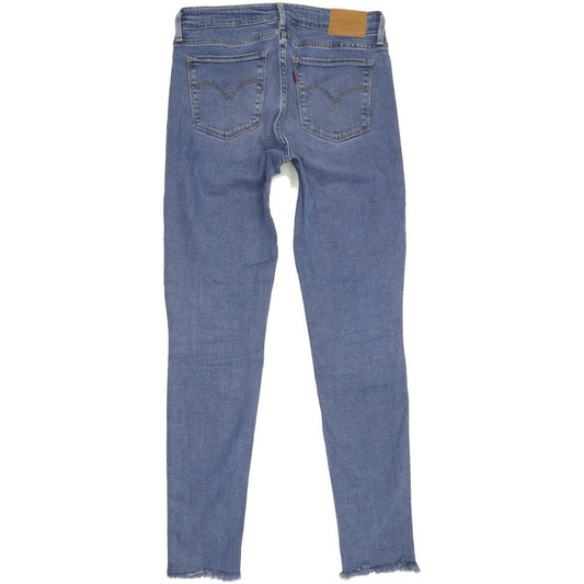 Levi's 711 Women Blue Skinny Regular Jeans W27 L29
