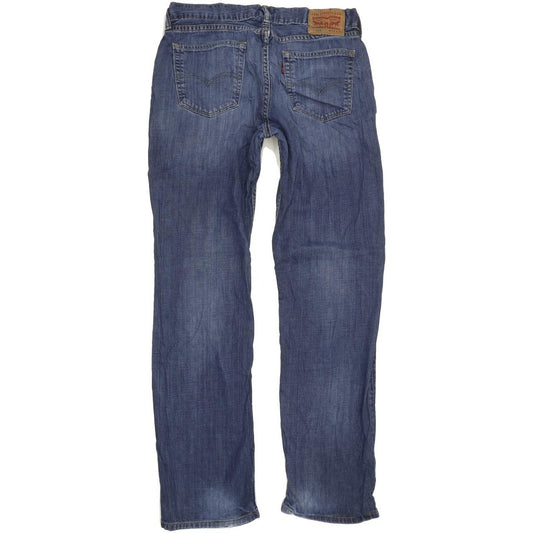 Levi's 514 Men Blue Straight Slim Jeans W34 L32