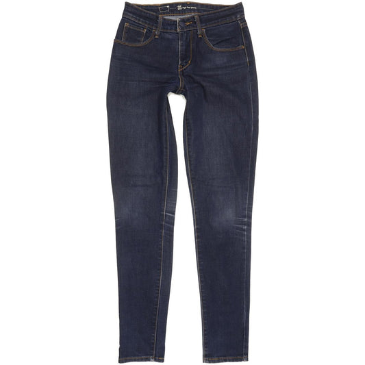 Levi's Women Blue Skinny Slim Stretch Jeans W25 L30