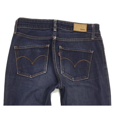Levi's Women Blue Skinny Slim Stretch Jeans W25 L30