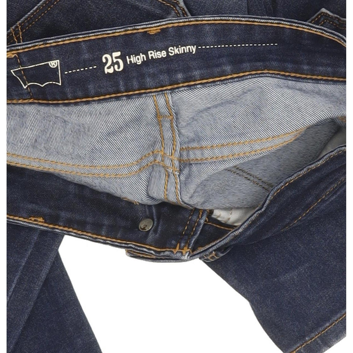 Levi's Women Blue Skinny Slim Stretch Jeans W25 L30