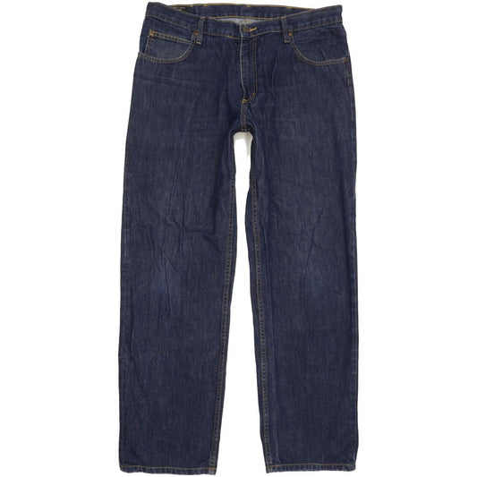 Lee Brooklyn Men Blue Straight Regular Jeans W37 L31